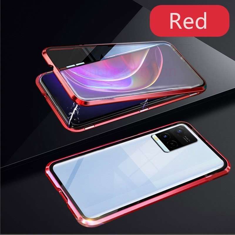 Magnetic Metal Frame Vivo S1 Magnetic Case 360° Full Cover