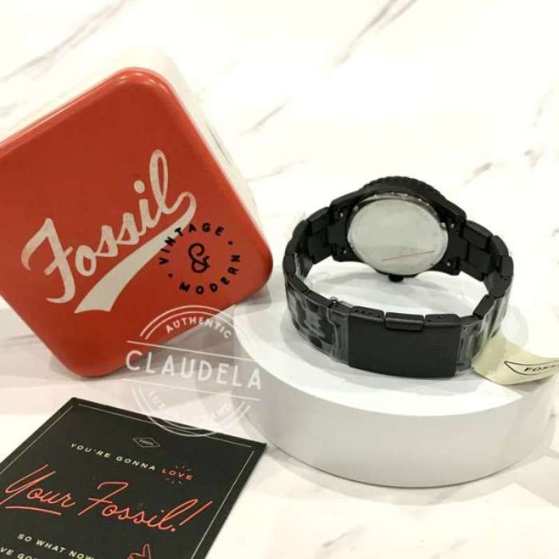 Jual FOSSIL FB-01 Three-Hand Date Black 