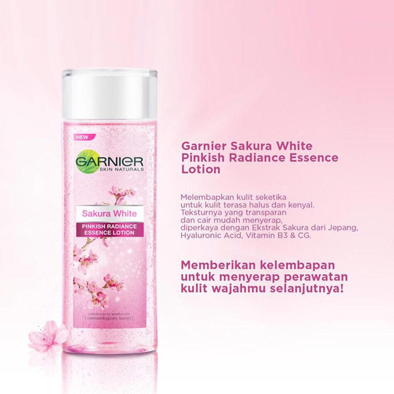 Jual Garnier Sakura White Pinkish Radiance Essence Lotion 1 Ml Online Februari 21 Blibli