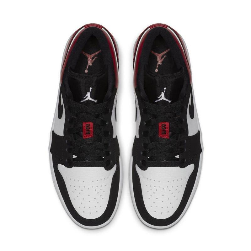 Jual Nike Air Jordan 1 Low Toe Sepatu Sneaker Pria Black Red 553558 116 Online November 2020 Blibli