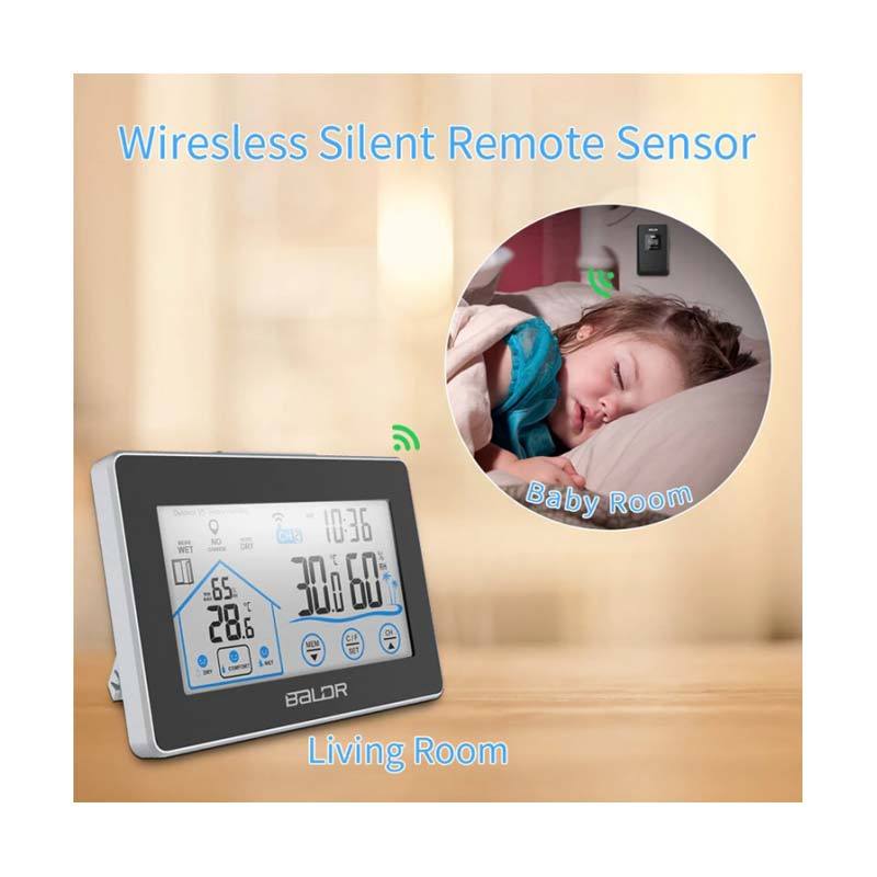 Jual Baldr F0497 Thermometer Wireless Humidity Temperature Monitor Online Desember 2020 Blibli