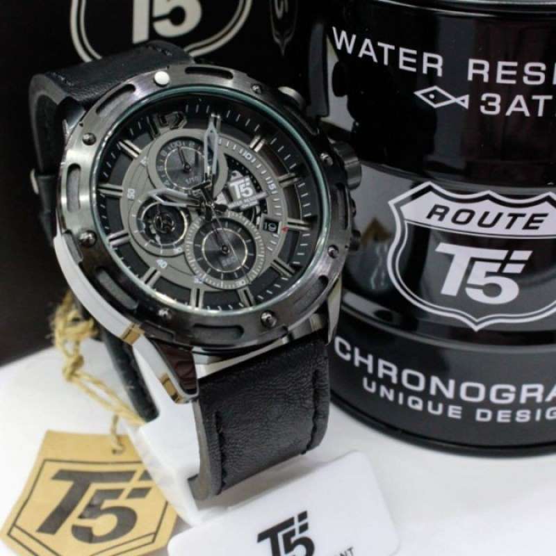 ORIGINAL Jam Tangan Pria T5 H3639 original chrono aktif bergaransi free tin  box