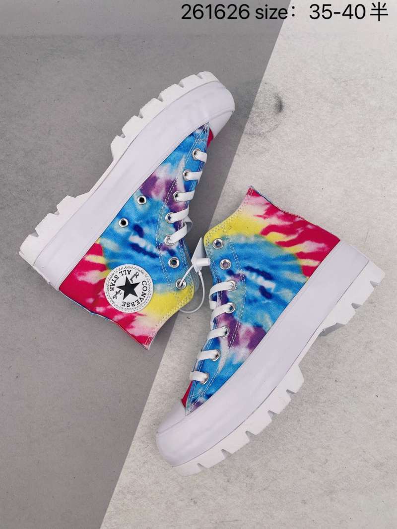 converse canvas platform shoes