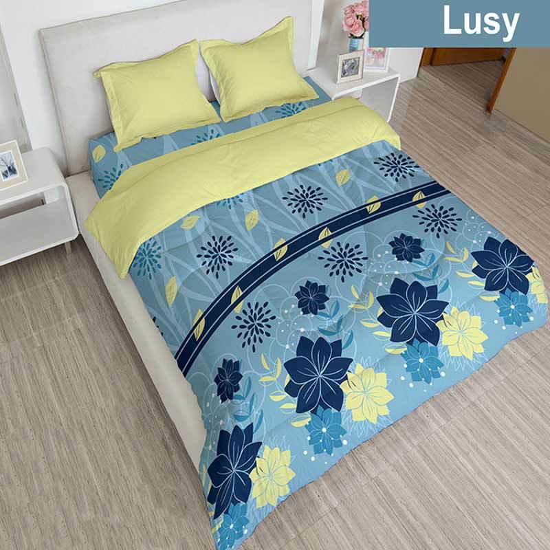 Jual Lady Rose Motif Lusy Set Sprei Rumbai Dan Bedcover Online April 2021 Blibli