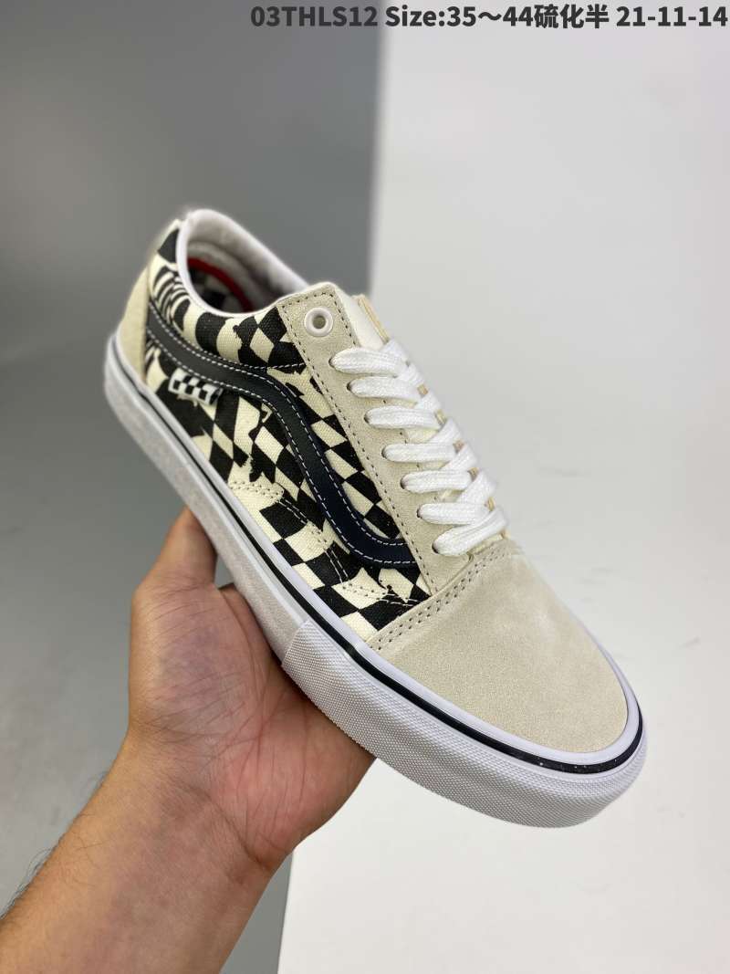 side checkered vans