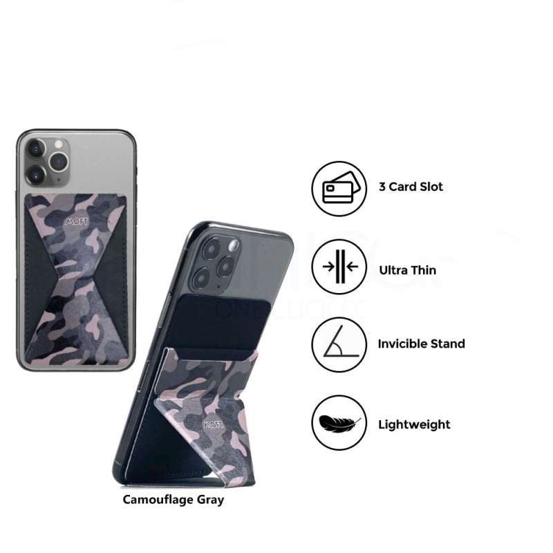 Jual Phone Stand /wallet Universal Moft X Camouflage Card Holder