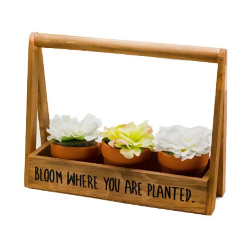 Jual Tokyo1 Bloom 3 Pot Bunga Kayu Hiasan Dinding Terbaru Juli 2021 Blibli