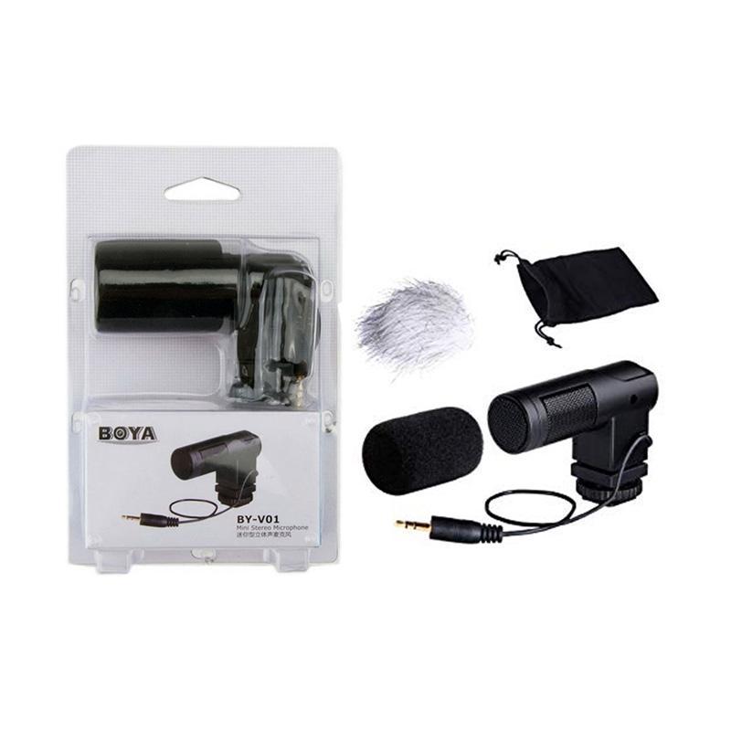 Boya By V01 Stereo On Camera Microphone Diy Data