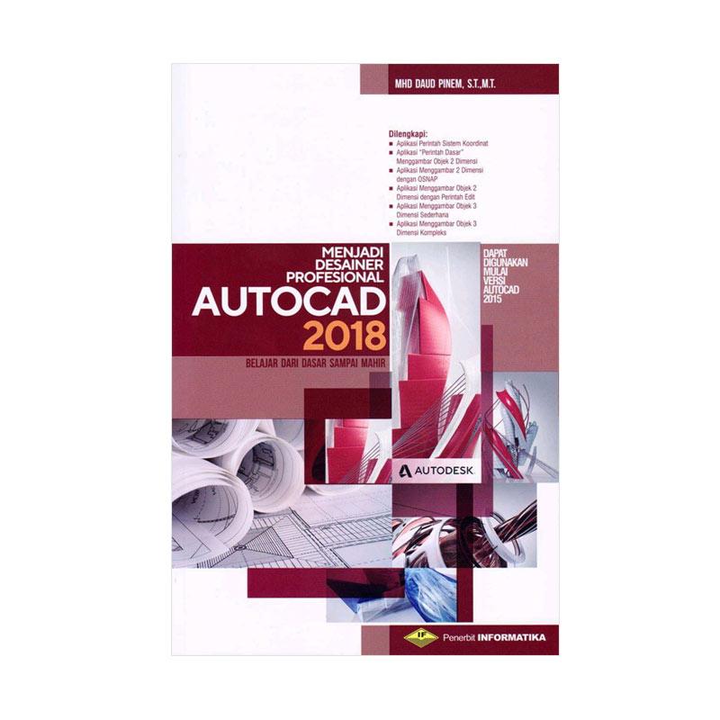 Jual Informatika Menjadi Desainer Profesional Autocad 2018