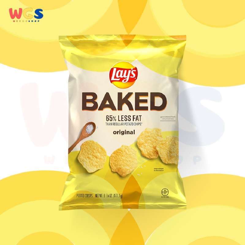 Jual Snack Lay's Lays Oven Baked Original 65% Less Fat Potato ...