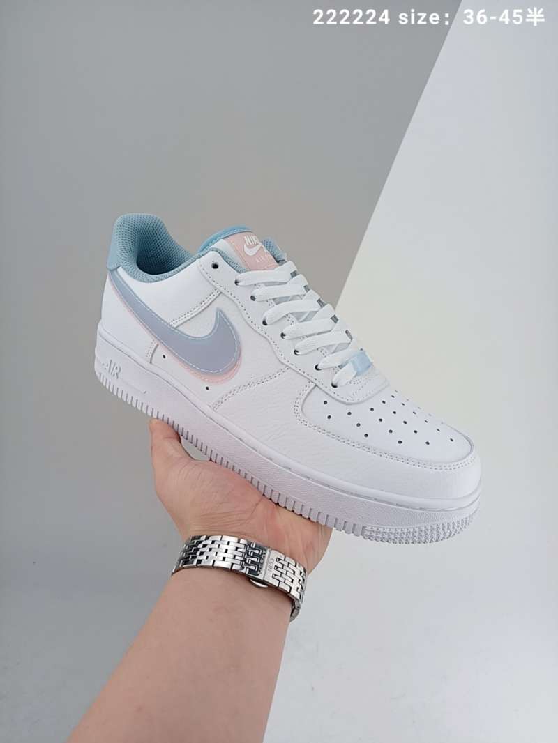Jual Original NIKE leather blue pink hook double hook AF1 NIKE AIR Force  one low top sneaker board shoe cw1574 - 36 36.5 37.5 38.5 39 40 - 40 di  Seller SNK souxing shop - | Blibli