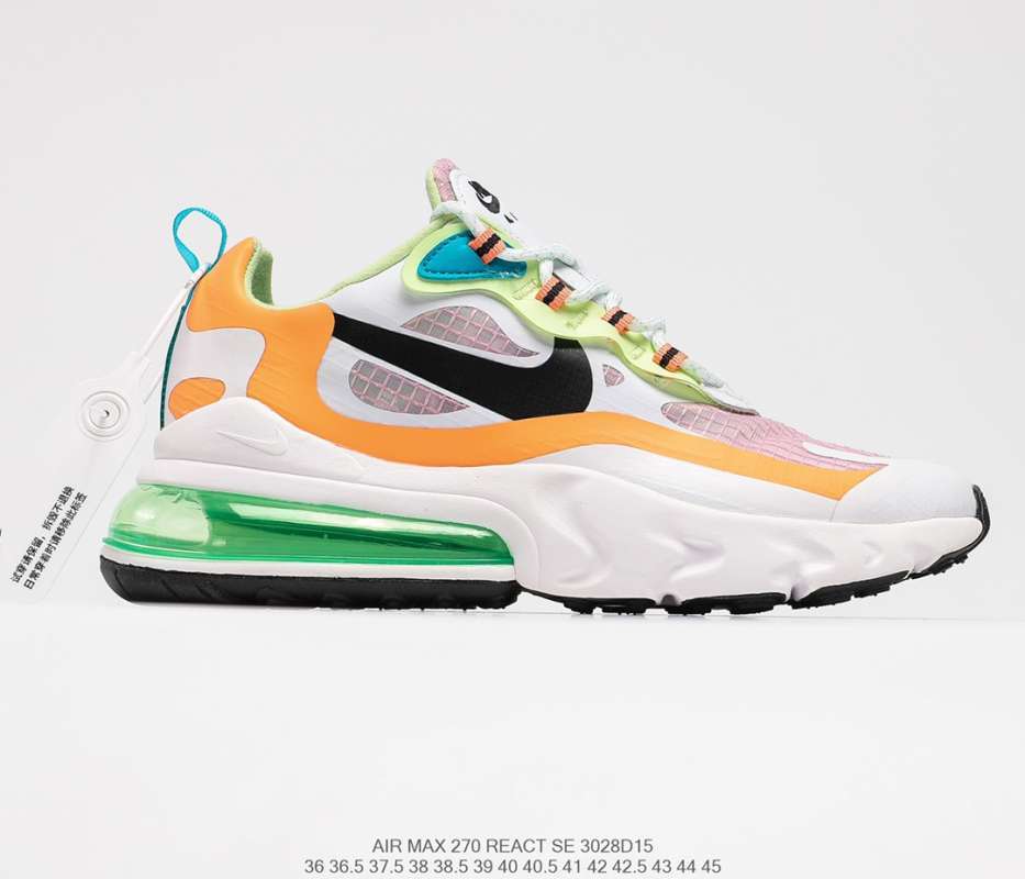 mens nike 270 react multicolor