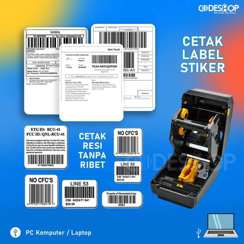 Jual Printer Sticker Label Barcode Zebra ZD420 ...