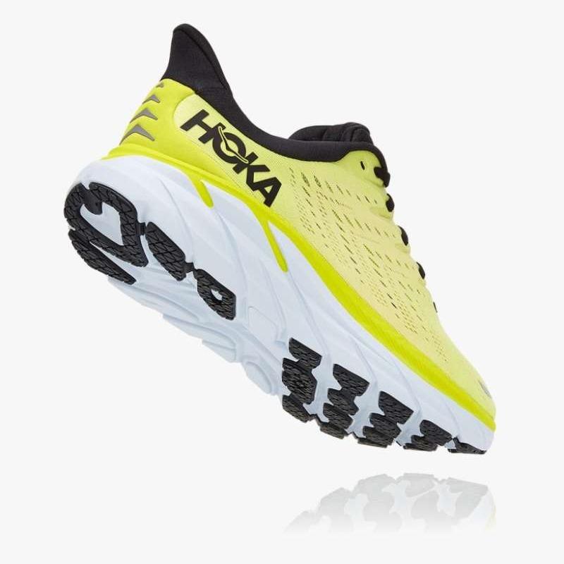 yellow training shoes