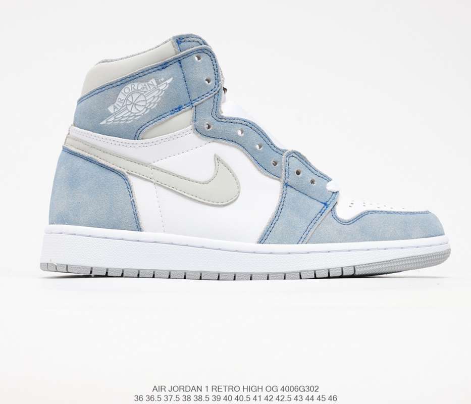 high top jordan 1 blue and white