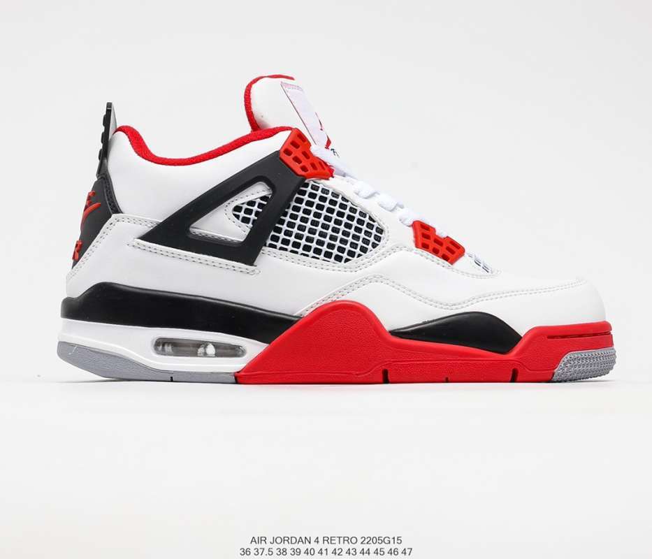 Promo NIKE AIR JORDAN NIKE AIR JORDAN 4 NIKE AIR JORDAN AJ4 mid top retro  casual sports culture basketball shoe. Adhering to the design idea of l -  45 di Seller Liu