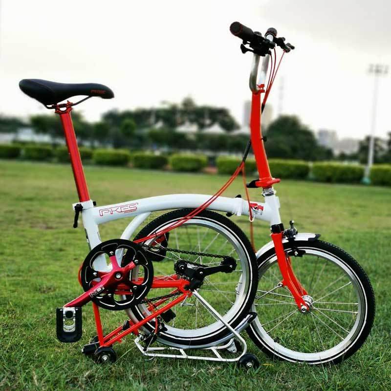 Jual Sepeda Lipat Element Pikes 3s Merah Putih Murah Agustus 2020