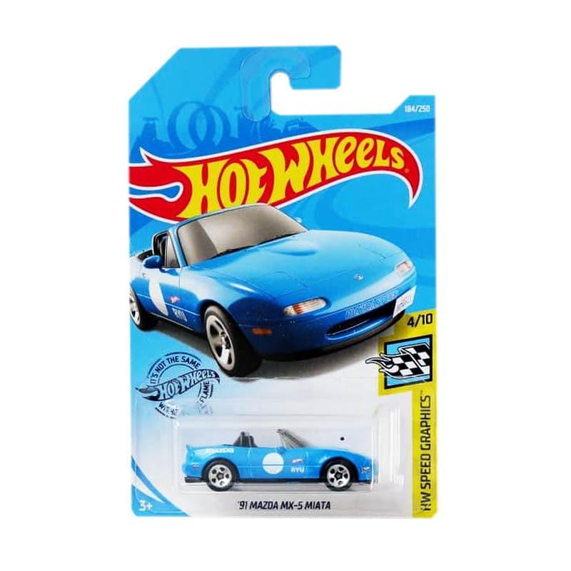 Jual Hot Wheels 91 Mazda Mx 5 Miata Diecast 1 64 Online Oktober 2020 Blibli Com