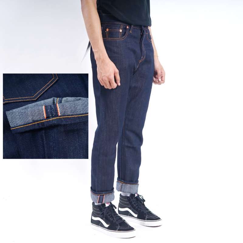 Jual top selvedge denim