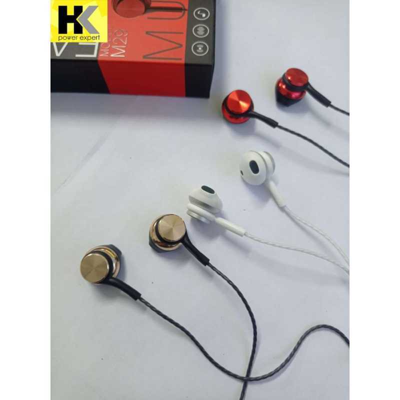 HK Earphone M 29 Original Handsfree Stereo Headset M29