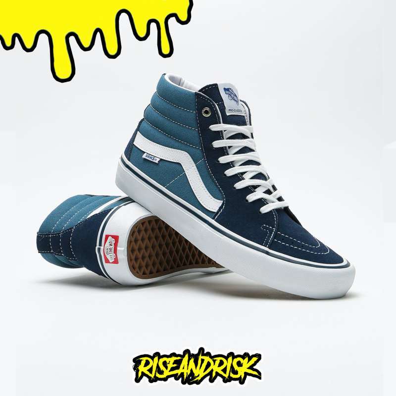 vans sk8 hi navy pro