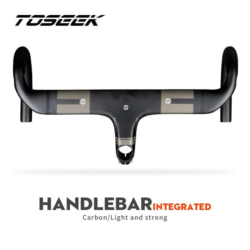 Carbon Fiber UD Road Bike Integrated Bar Stem Bicycle Handlebar 400/420/440mm
