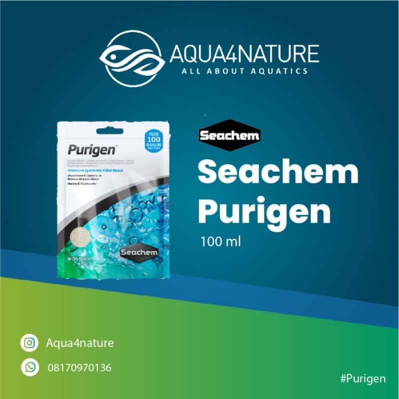 THREE PACK) Purigen Bagged (100 mL) - Seachem 