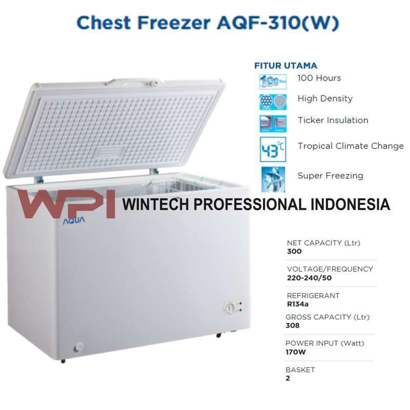 Chest freezer store aqua 300 liter