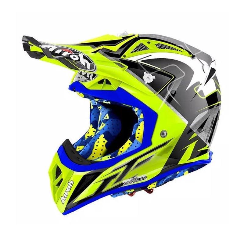Jual Airoh Aviator Carbon Kevlar Helm Cross Murah Februari 2020