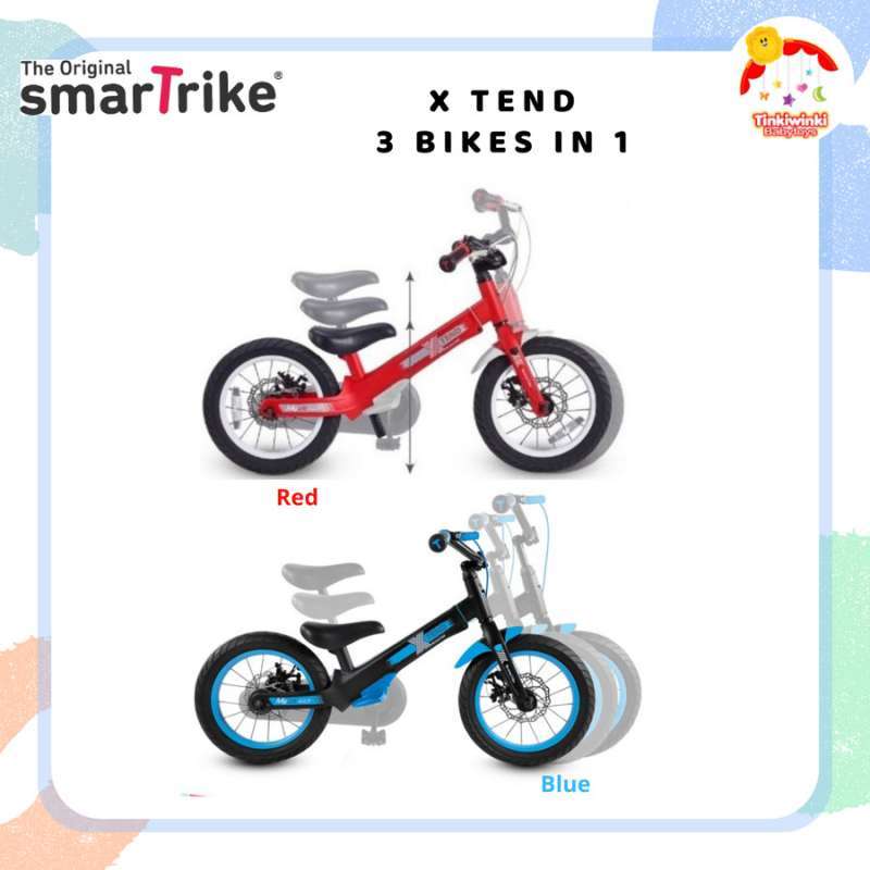 Jual Smartrike XTend Bikes 3in1 Red di Seller TW Babytoys TW
