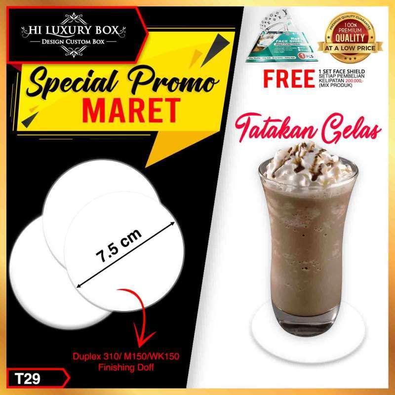 TATAKAN GELAS|COASTER|ALAS|ANTI PANAS|CANGKIR|DRINK|COFFEE CUP|T29