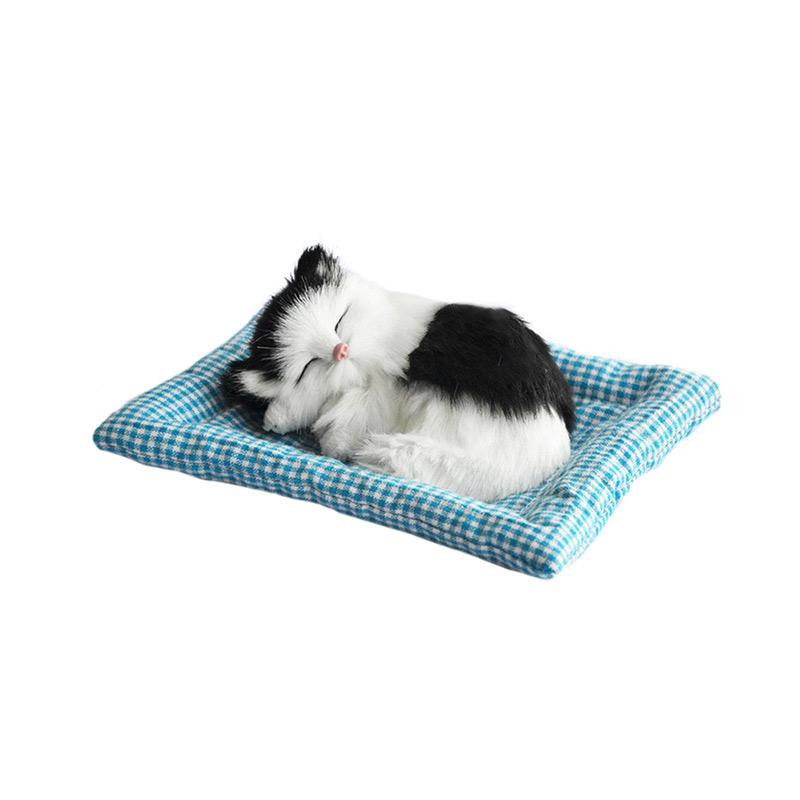 Jual Bluelans 009 Lovely Simulation Sleeping Cats With Sound Car Auto Decoration Ornaments Gift Online November 2020 Blibli