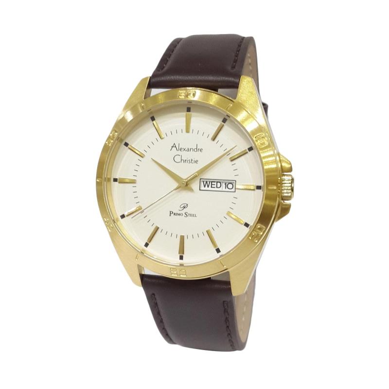 Jual Alexandre Christie Primo Steel Jam Tangan Pria 1011mel