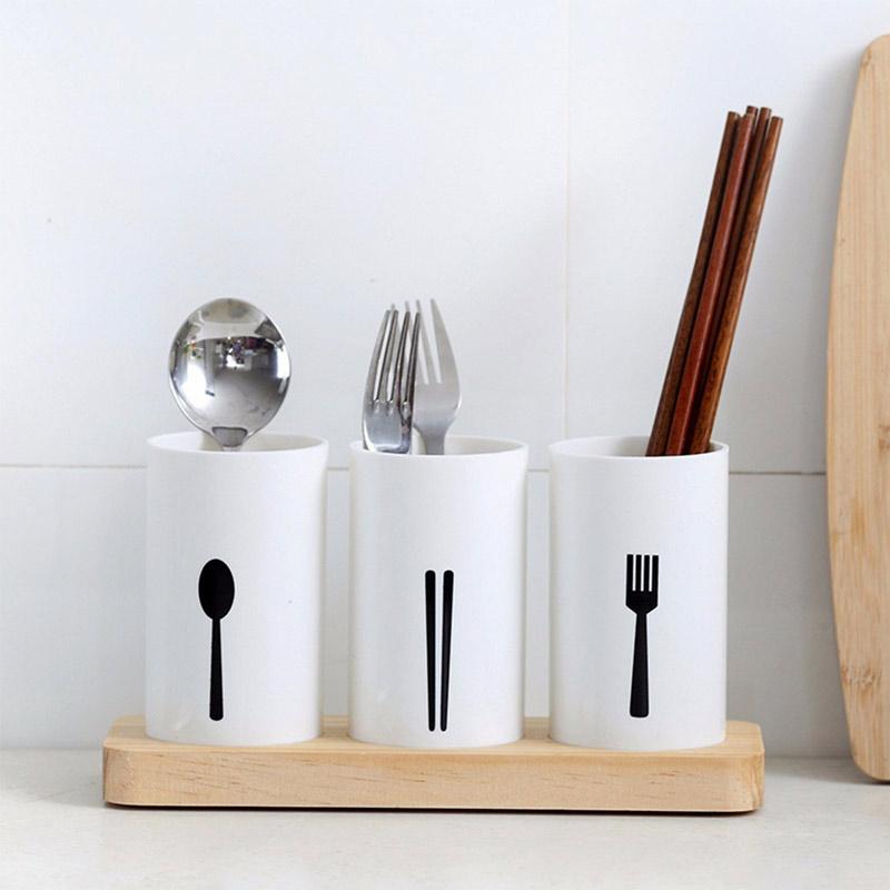 Jual Eds Storage Box Cutlery Holder With Oak Base Online Mei 2020