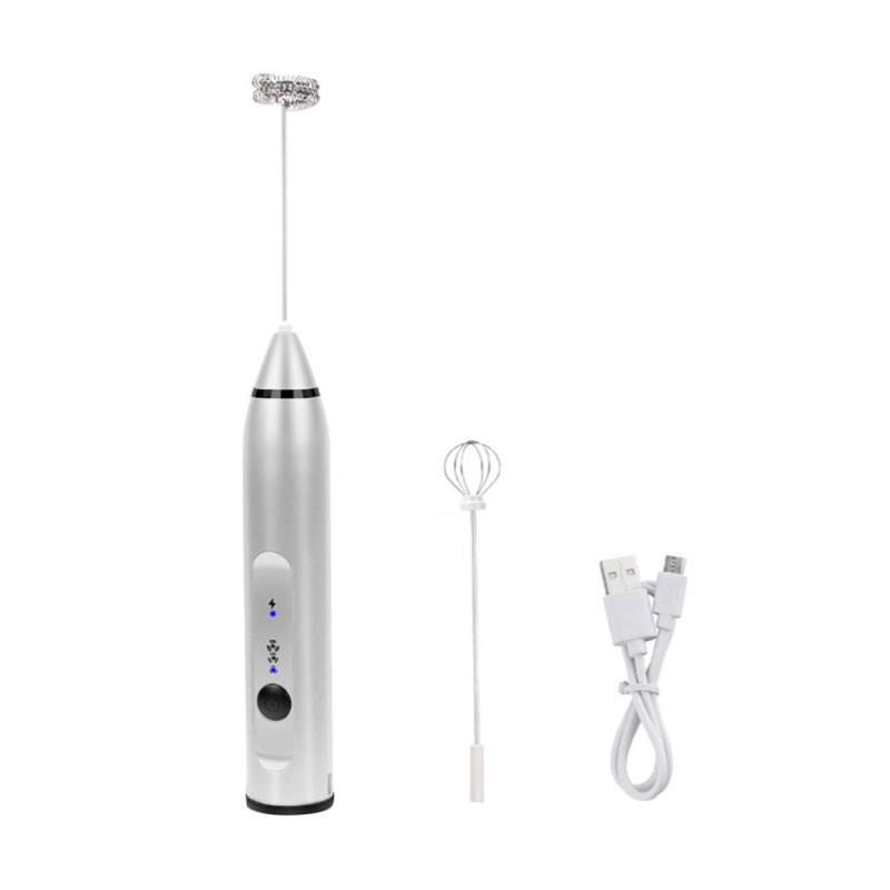 eds mini electric egg beater milk foamer coffee mixer rechargeable
