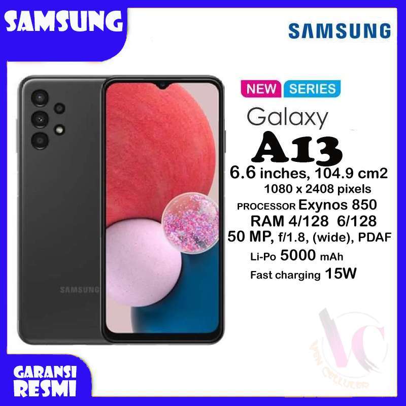 SAMSUNG GALAXY A13 RAM 4/128 GARANSI RESMI
