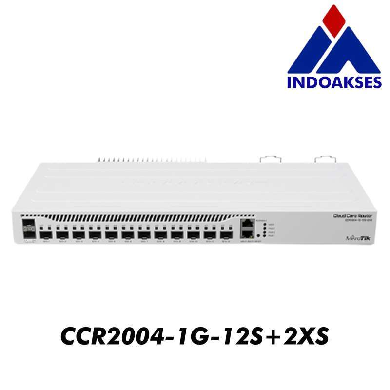 Jual Mikrotik Routerboard CCR2004-1G-12S+2XS Cloud Core Router di