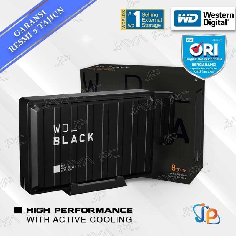 Jual Wd Black D10 8tb Game Drive Hdd Hardisk Harddisk External
