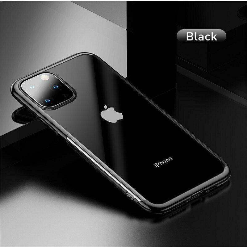 Jual Baseus Shining Electroplating Transparent Soft Case Iphone 11 Pro Max 6 5 Inch Transparan Hitam Online Oktober 2020 Blibli Com
