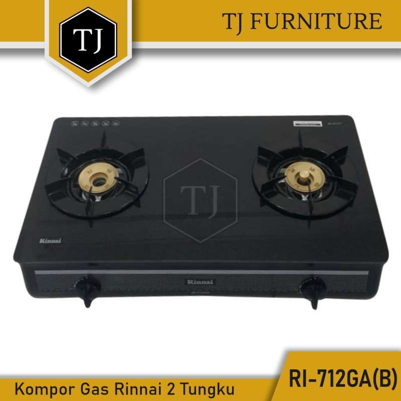 Jual Rinnai Kompor Gas Tempered Glass 2 Tungku Ri 712ga B Ri 712 Ga B Ri 712ga B Di Seller Tj Furniture Kota Sukabumi Jawa Barat Blibli