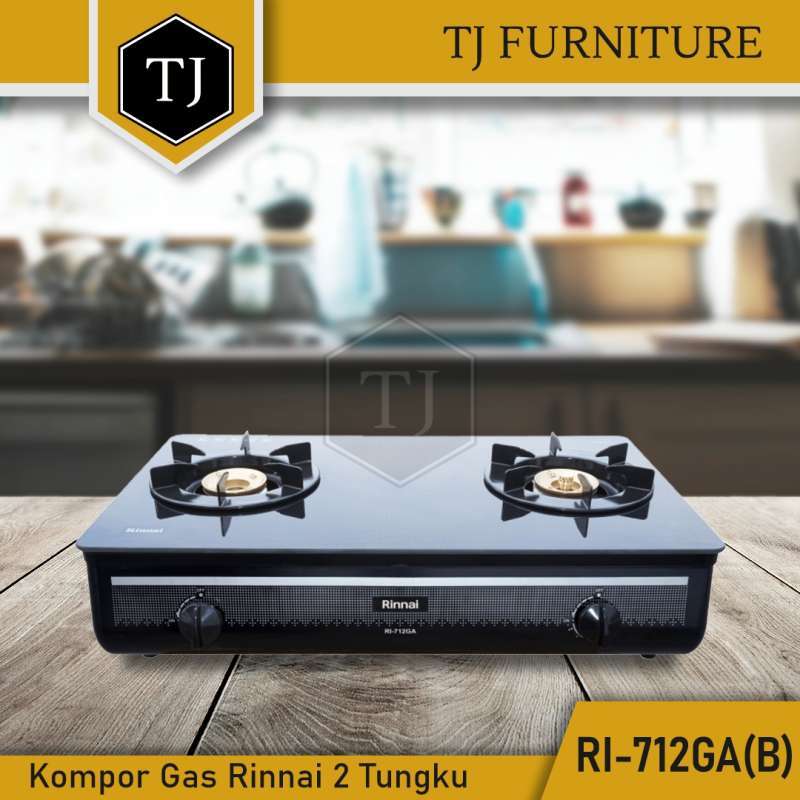 Jual Rinnai Kompor Gas Tempered Glass 2 Tungku Ri 712ga B Ri 712 Ga B Ri 712ga B Di Seller Tj Furniture Kota Sukabumi Jawa Barat Blibli