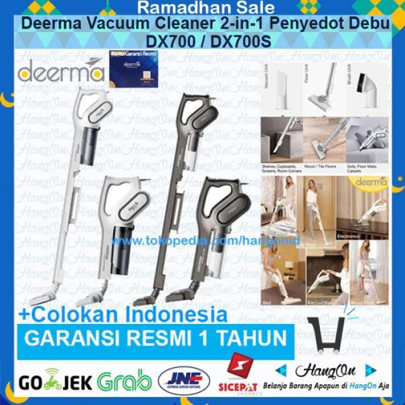 Promo Deerma Vacuum Cleaner 2-in-1 Penyedot Debu DX700 / DX700S Dx 700  Sedot - WHITE DX700 FREE ONGKIR di Seller Citra Shop 17 - Kota Jakarta  Pusat, DKI Jakarta | Blibli