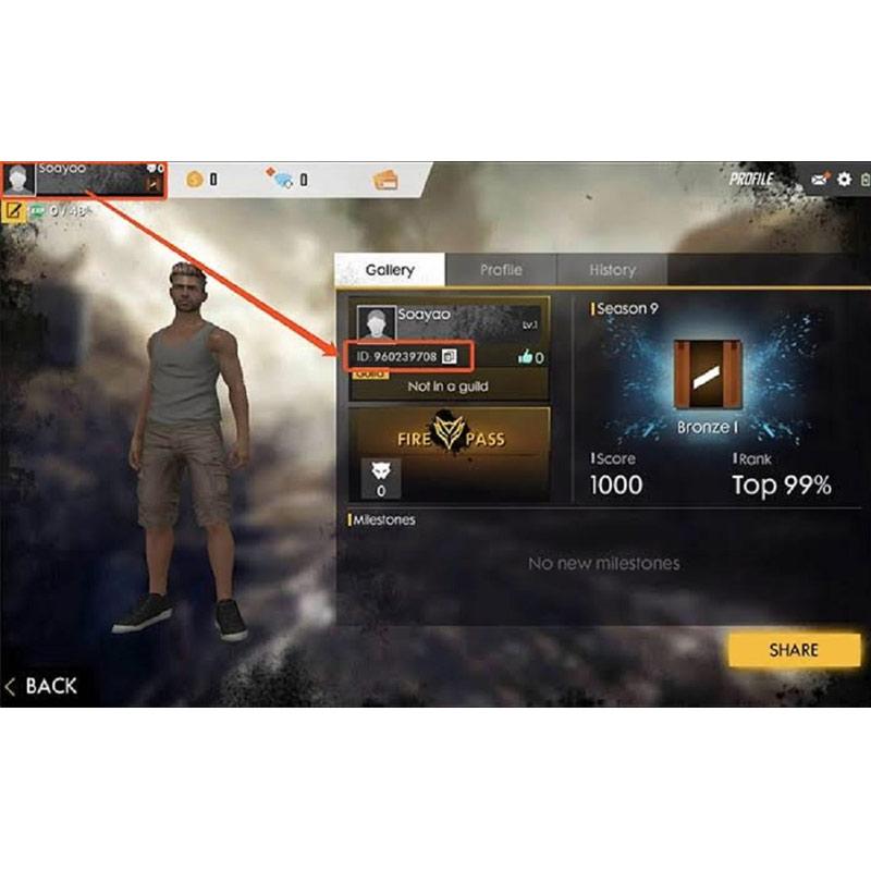 Garena Free Fire Diamond 70 Voucher Top Up Via Player Id