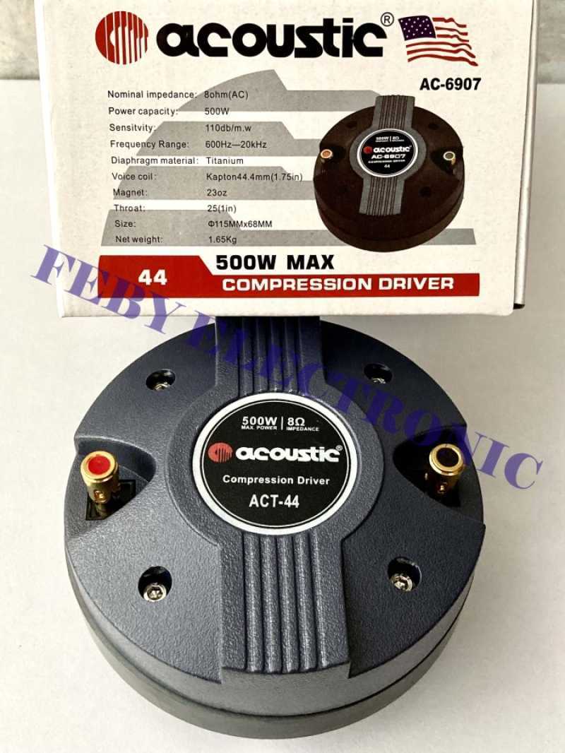 Tweeter acoustic hot sale act 44