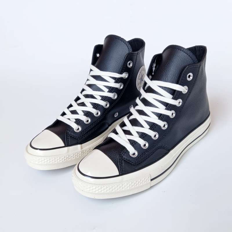 Jual CONVERSE CHUCK TAYLOR ALL STAR 70s HI LEATHER BLACK WHITE