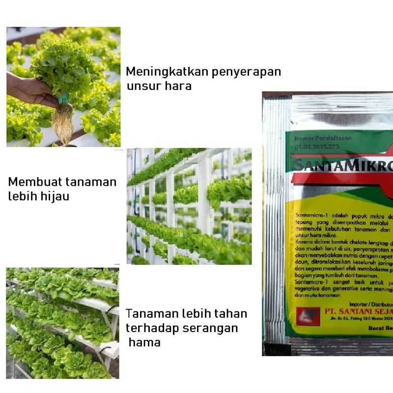 Jual Santamikro Mikro 1 Pupuk Hidroponik 2 5 G Online Oktober 2020 Blibli Com