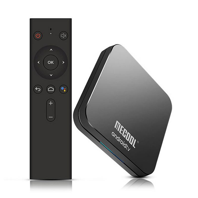 mecool km9 pro android 9 0 pie tv box with voice remote 4gb lpddr4 32gb bluetooth wifi box eu