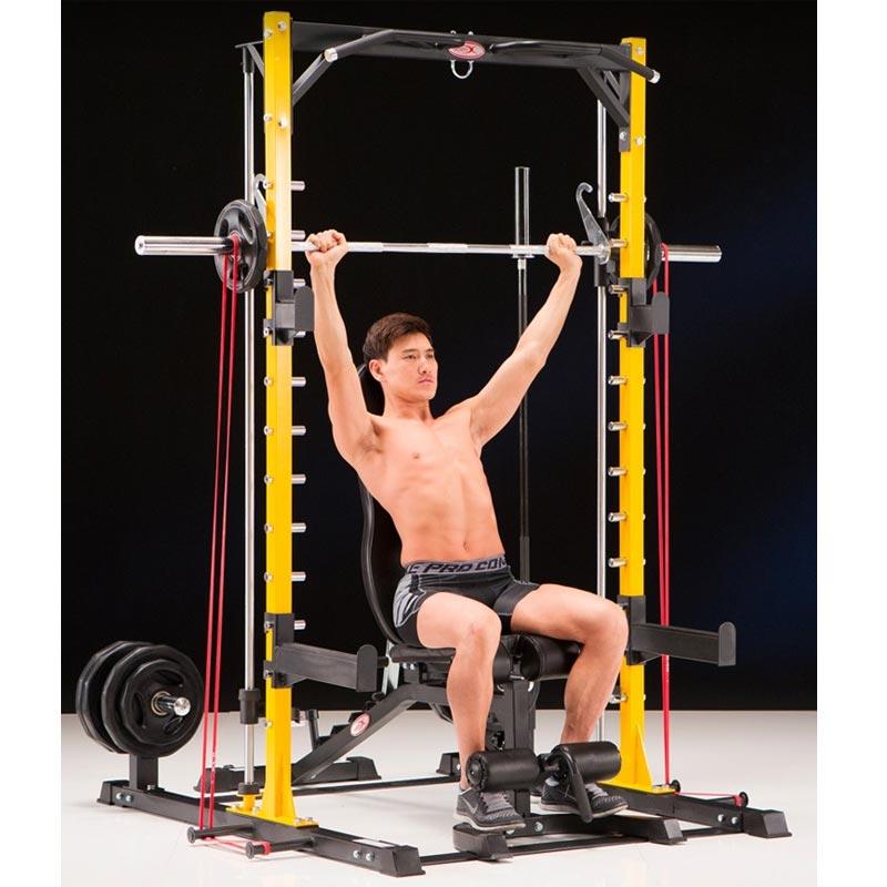 BODYX Smartway Smith Set with Barbell Plate 105 kg + Stick Bar 220 cm  [BX-3035]