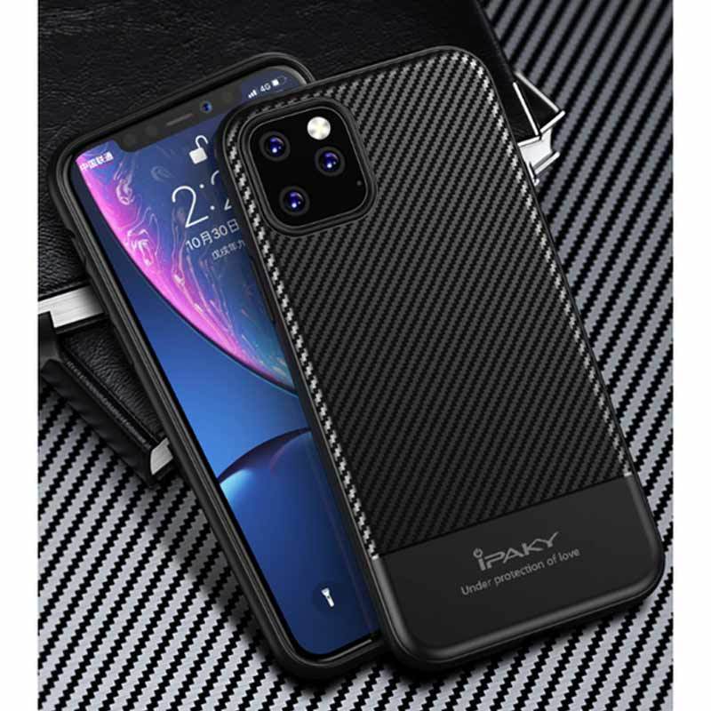 Promo Ipaky iPhone 11 11 Pro 11 Pro Max Carbon Fiber Slim