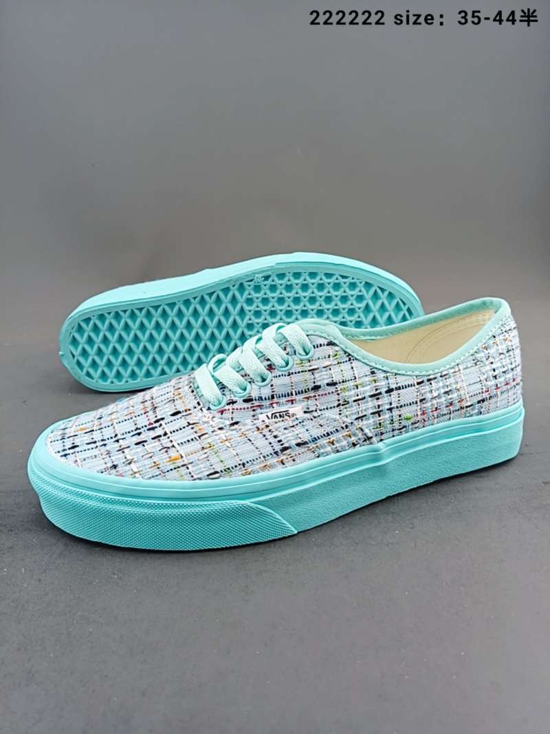 teal low top vans